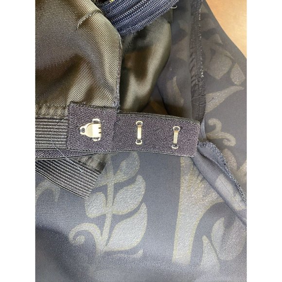 Ann Taylor 100% Silk Strapless Corset Top Cocktail Dress Floral Abstract Size 2P - Picture 9 of 10